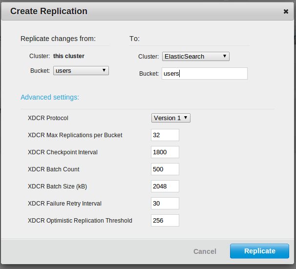 Create replication